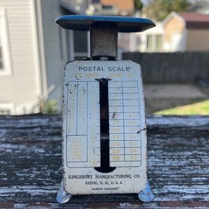 Vintage kingsbury postal scale